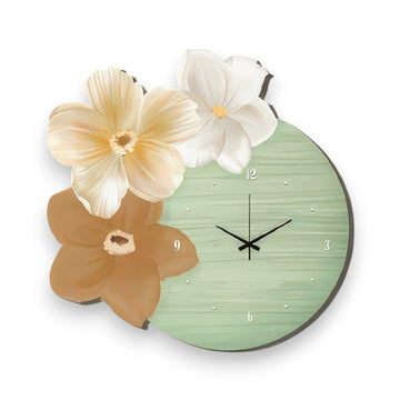 Crystal Porcelain Modern Imported Wall Clocks - Punam Metalcrafts
