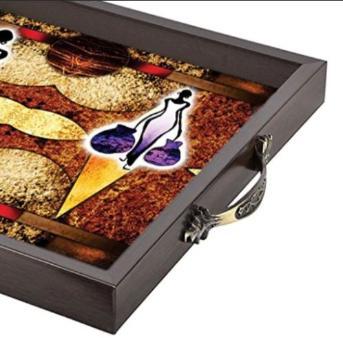 Designer Serving Trays by Metalkart (Starting 9x9 Inches)