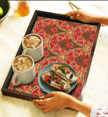 Rectangular Wooden Serving Tray (Starting 12x18 Inches)
