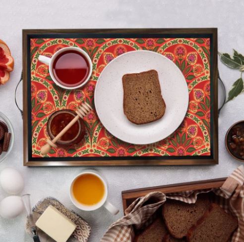 Rectangular Wooden Serving Tray (Starting 12x18 Inches)