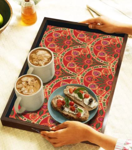 Rectangular Wooden Serving Tray (Starting 12x18 Inches)