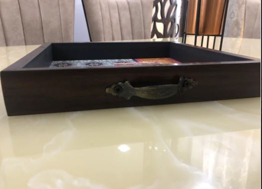 Wooden Kitchen Tray (Starting 9x9 Inches)