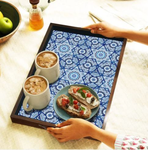 Wooden Tray with Handles (12x18 Inches)