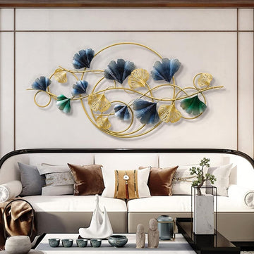 Aurelian Ginkgo Whisper Wall Art (125 x 61 cm)