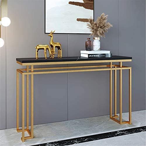 Elegant Marble Top & Gold Frame Console table