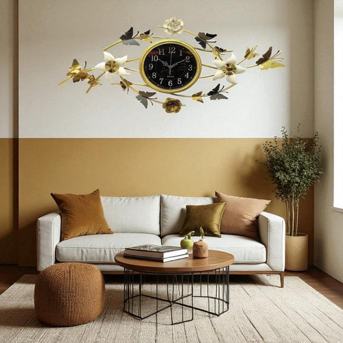 Golden Flutter Timepiece (40 x 20 Inches)