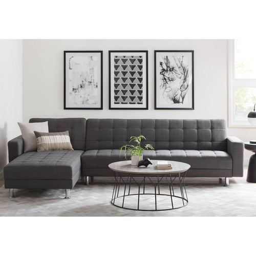 Metalkart Special Spacious Round Coffee Table