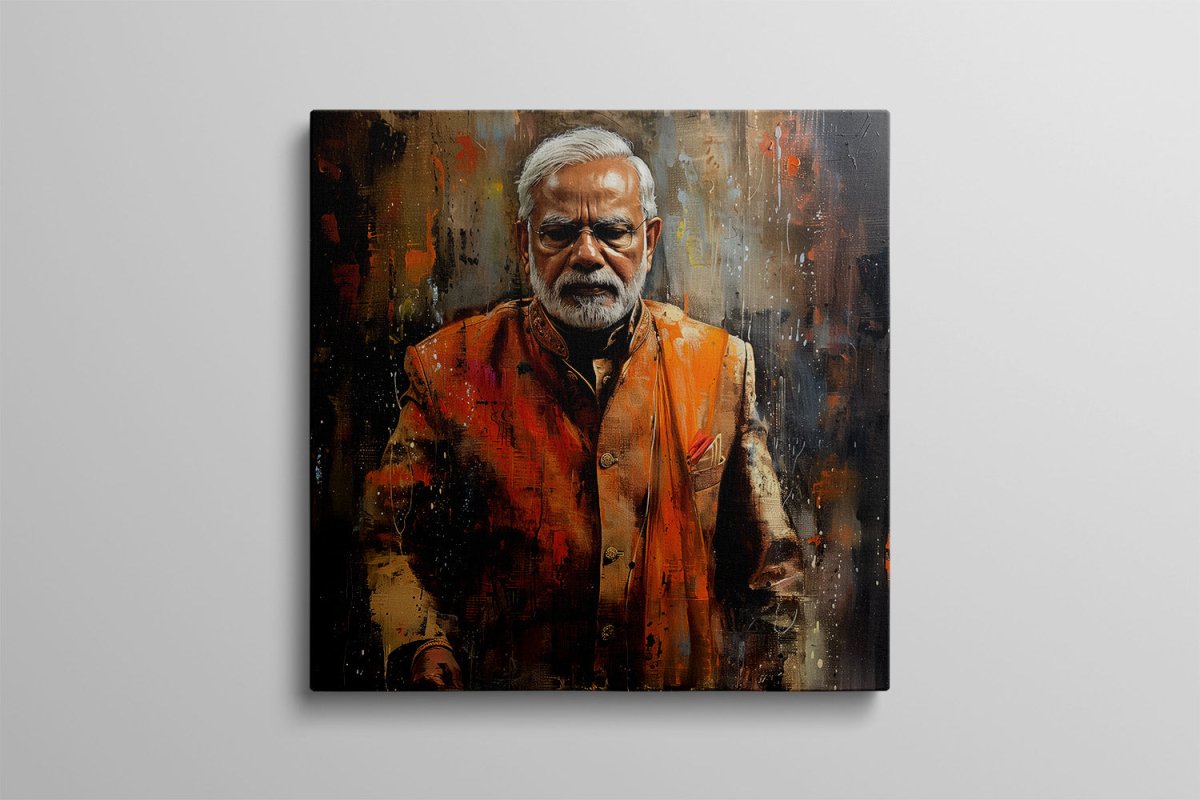 Modi: The Path of Purpose Canvas Wall Art (36 x 36 Inches)