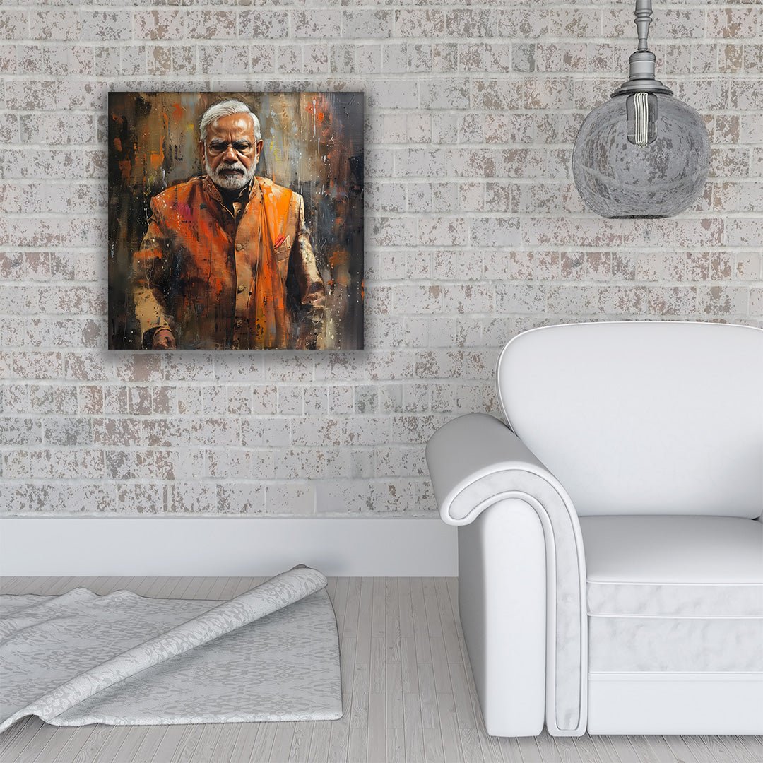Modi: The Path of Purpose Canvas Wall Art (36 x 36 Inches)