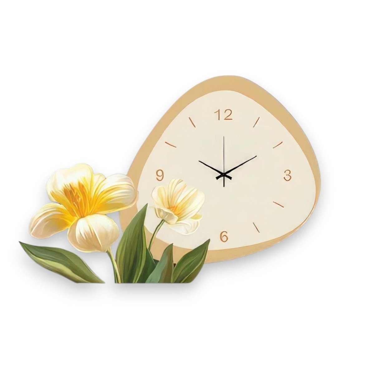 Spring Floral Timepiece Decor (40 x 120 CM)