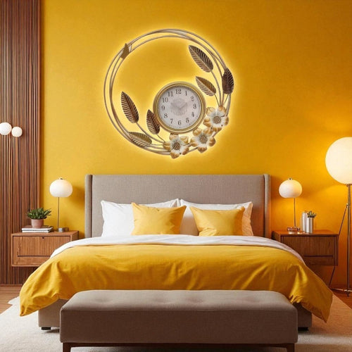 The Artisan's Halo Wall Art Clock (26 x 26 Inches)