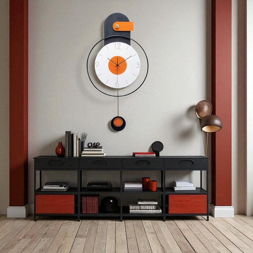 The Orbit Pendulum Clock (31 x 16 Inches)