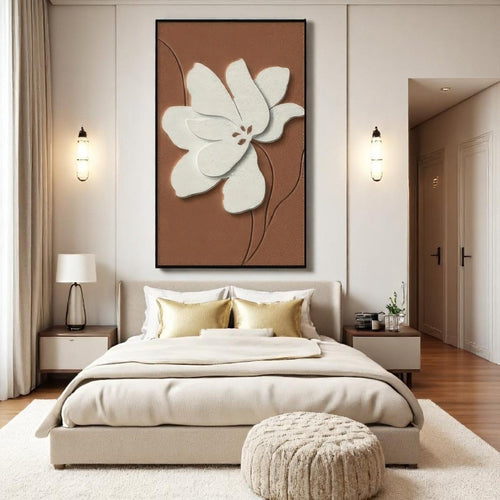 Whisper White Flora Wall Decor (40 x 60 CM)