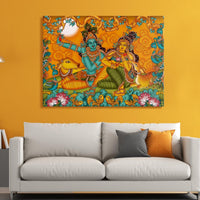 Thumbnail for A Wondrous Journey Keralan Style Canvas Wall Art (48 x 36 Inches)