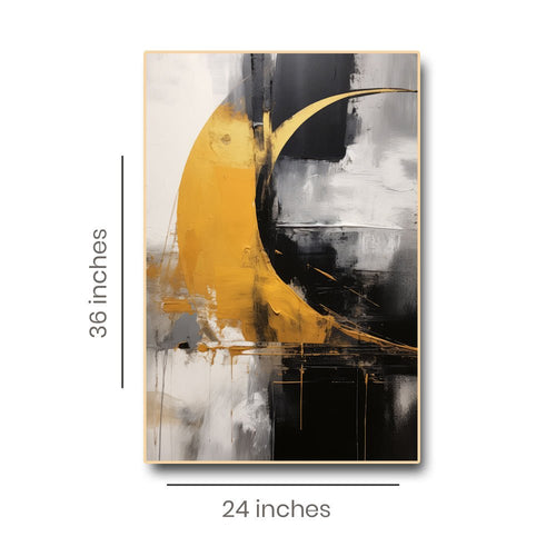 Abstract Wall Hanging on Canvas (24 x 36 Inches)