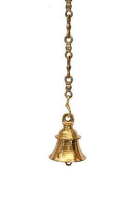 Thumbnail for Brass Happiness bell (Rope length 22 Inches, Weight 0.6 Kg, Dia 2.70 Inches)