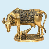 Thumbnail for Brass Kamadhenu (15 x 11 Inches, Weight 7.5 Kg)