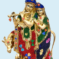 Thumbnail for Brass Radhe Shyam (H 10.5 Inches, Weight 3.5 Kg)