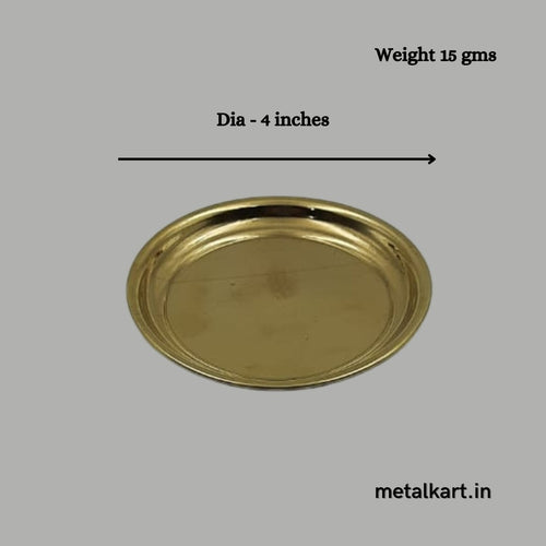 Brass small pooja Plate