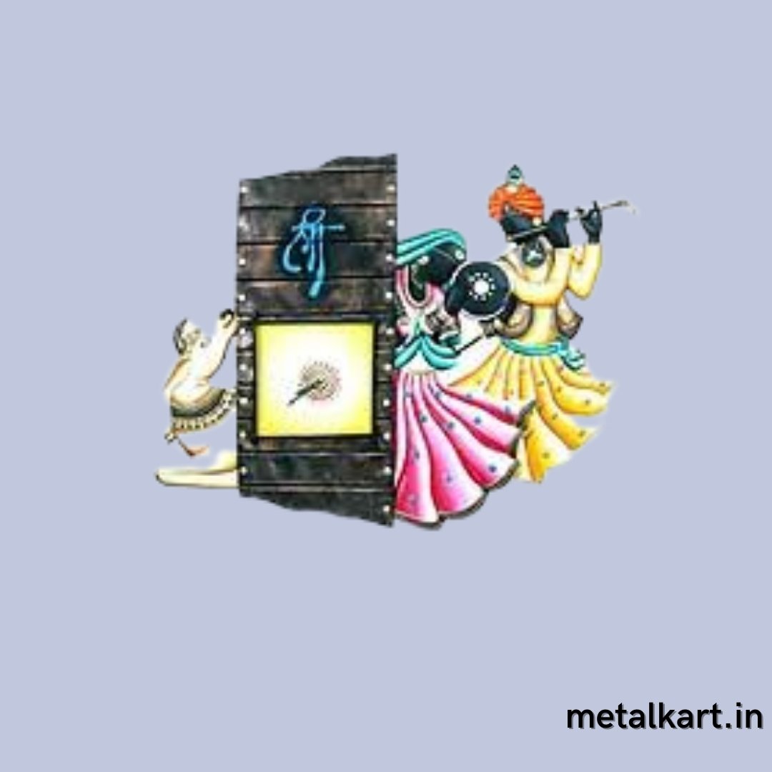 Brij Raas Wall Clock (22 x 30 Inches)