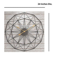 Thumbnail for Bumper Sale Designer Metallic Star Clock ( Dia 24 inches)