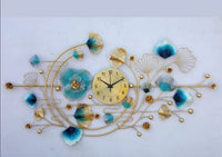 Thumbnail for Bumper Sale Metallic half moon designer wall clock (48 x 25 Inches)