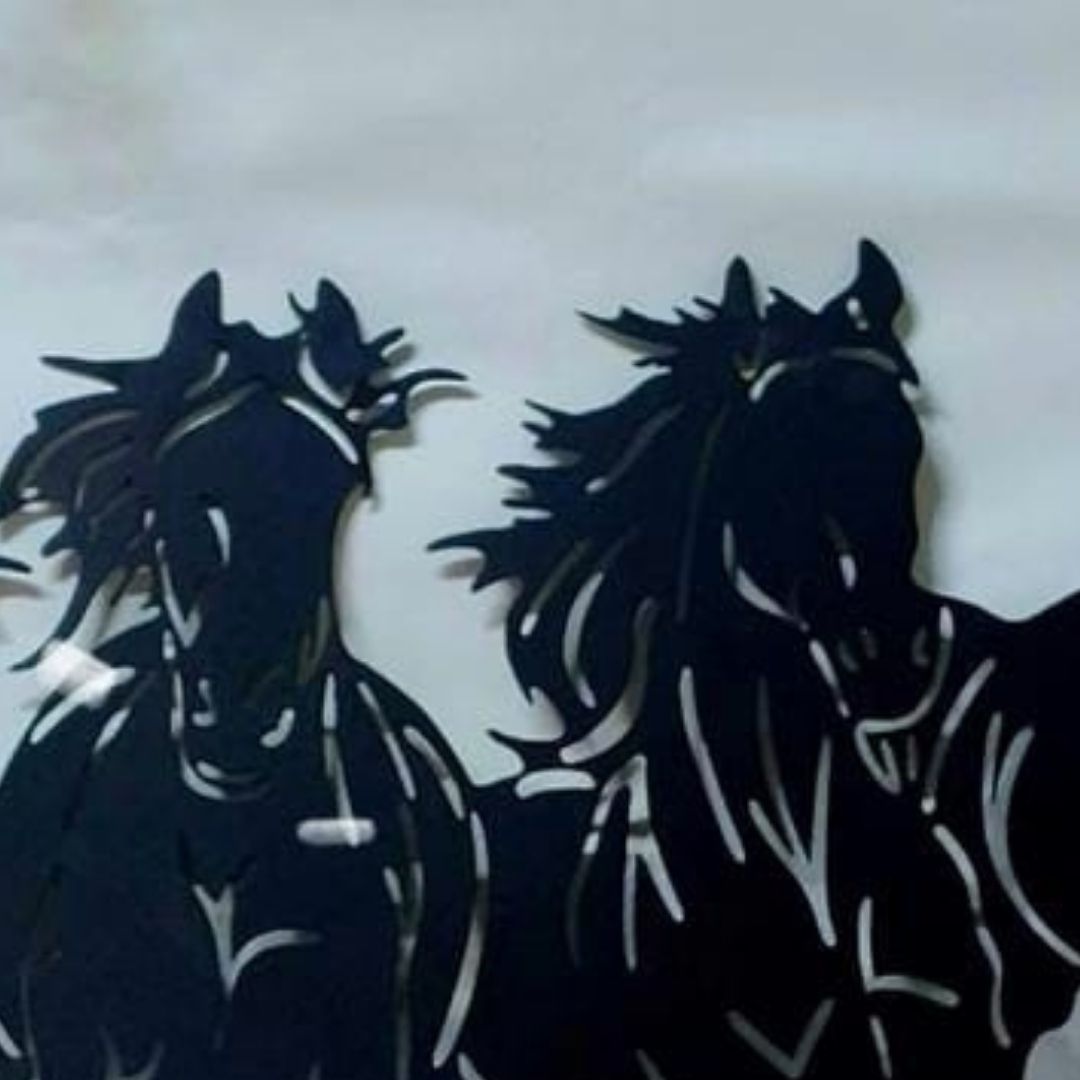 Bumper Sale Running Horses Wall Art (37 x 19 Inches)