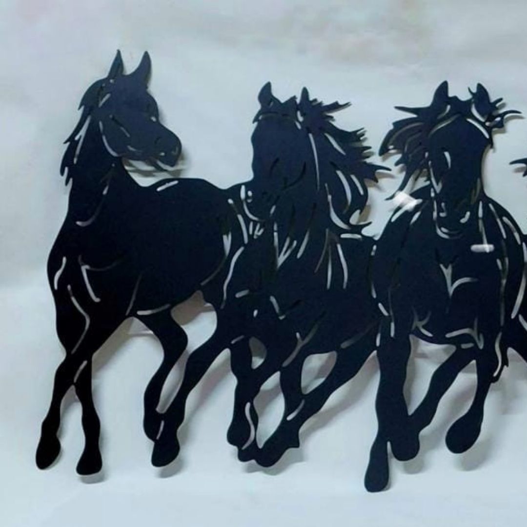 Bumper Sale Running Horses Wall Art (37 x 19 Inches)