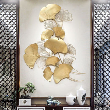 Bumper Sale The Golden Metallic Furrow Vertical wall art (48 x 32 Inches)
