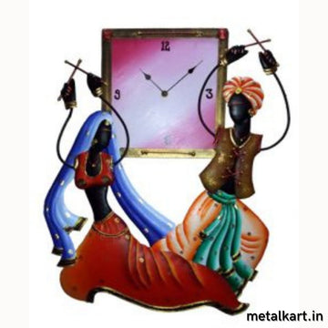 Dandiya Raas Wall clock (20 x 18 Inches)