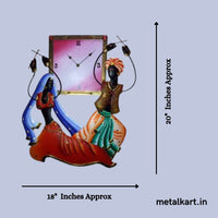 Thumbnail for Dandiya Raas Wall clock (20 x 18 Inches)