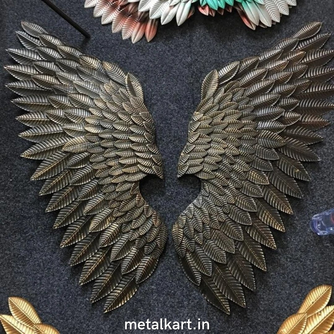 Dark Metal Wings (18 x 40 Inches)