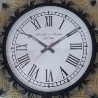 Thumbnail for Designer metallic Lotus Ring Wall Clock (24 x 24 Inches)