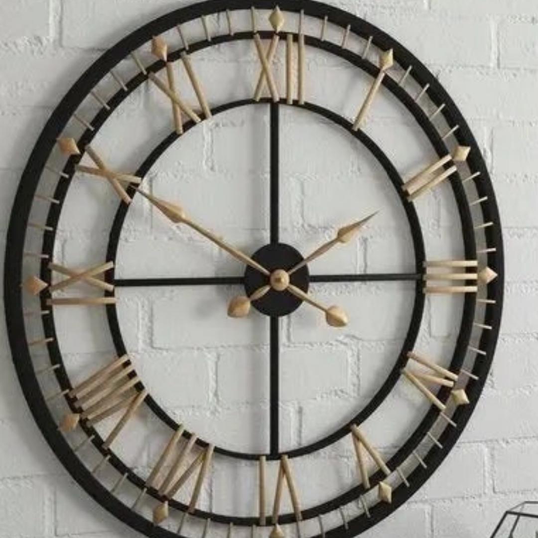 Designer metallic Modern Roman Clock (Dia 24 Inches)