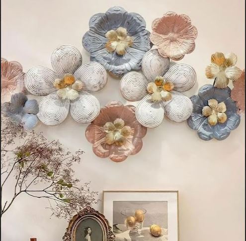 Floral Symphony Metallic Wall Decor (48 x PROP Inches)