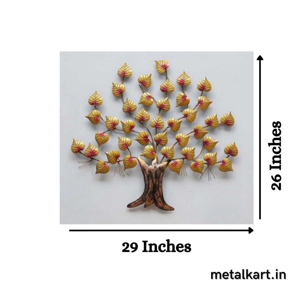 Handcrafted Sacred Leaf tree (29 x 26 Inches)