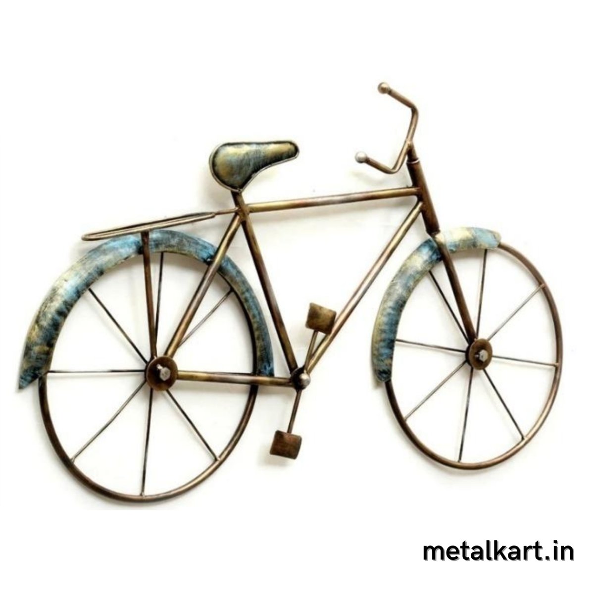 Handmade VIntage Cycle Wall Hanging (36 x 22 Inches)