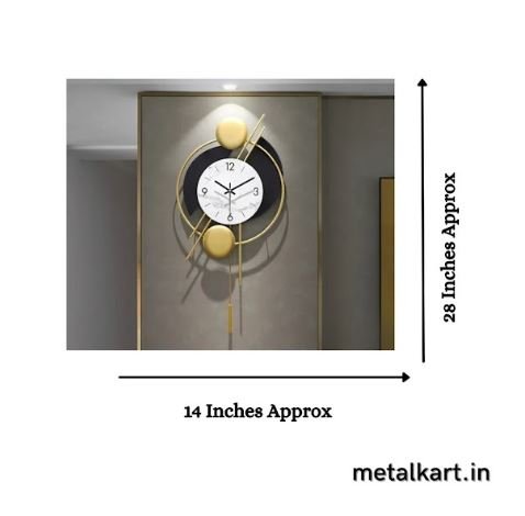 Kaalchakra Plantes Wall Clock (14 x 28 Inches)