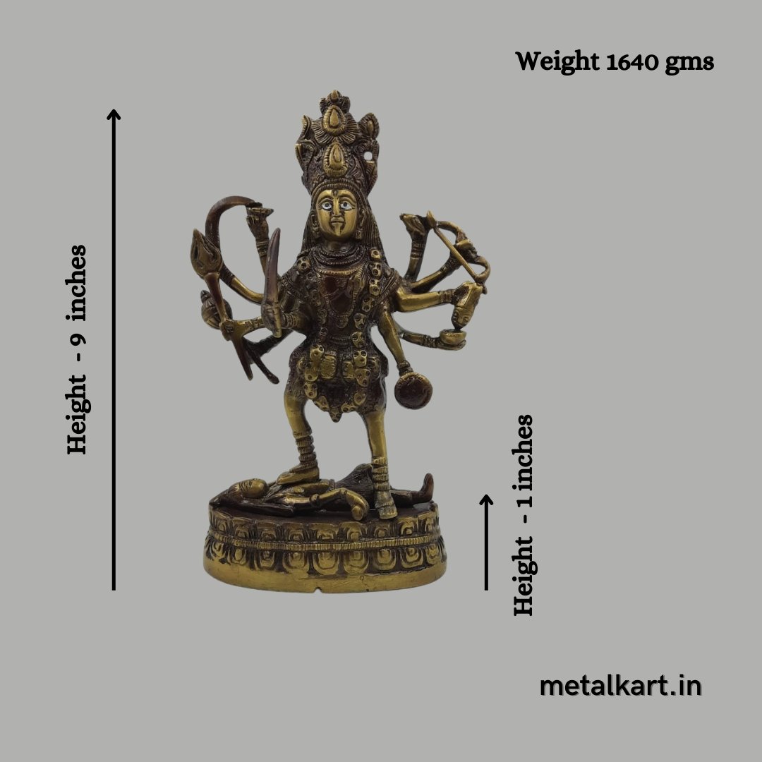 Kali Mata (Weight 1640 gms, Height 9 Inches)
