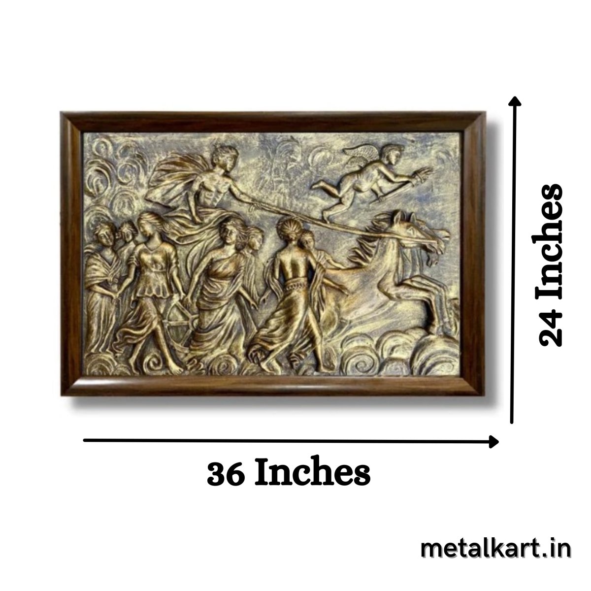L'AURORA Classic Roman 3D Wall Hanging (36 x 24 Inches)
