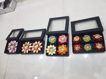 Lotus Diya set