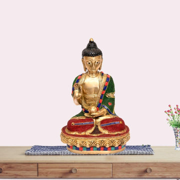Maitreya Buddha (H 11.5 Inches, Weight 3.5 Kg)