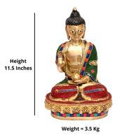 Thumbnail for Maitreya Buddha (H 11.5 Inches, Weight 3.5 Kg)