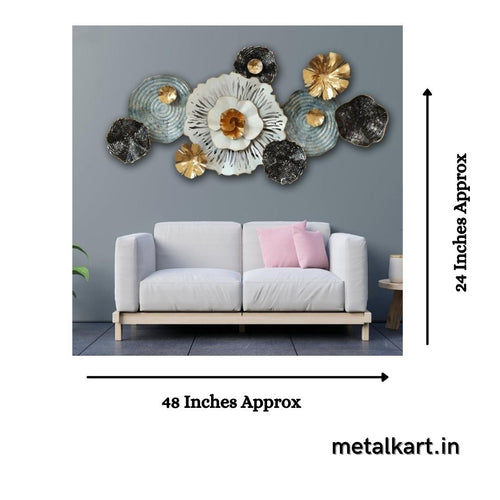Metalkart Soothing interiors Wall Art (48 x 24 Inches)