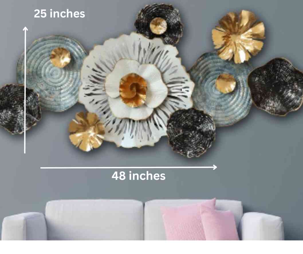 Metalkart Soothing interiors Wall Art (48 x 25 Inches)