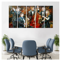 Thumbnail for Metalkart Special Band of Maestro Wall Painting (Set of 5)