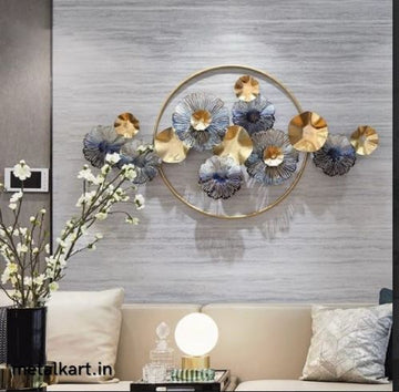 Metalkart Special Blooming Medley Wall Décor (47 x 24 Inches)