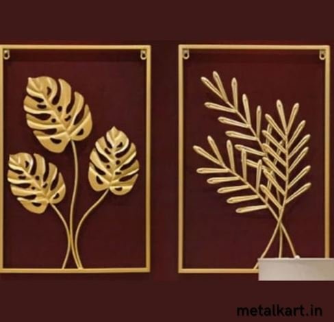 Metalkart Special Botanical Beauty Wall Art (16 x 24 Inches) Each Panel