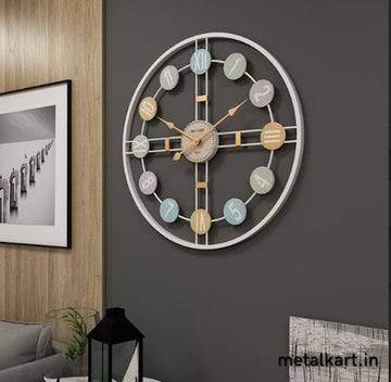 Metalkart Special Color Wheel Timepiece (24 x 24 Inches)