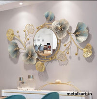 Thumbnail for Metalkart special flowery premium wall Mirror (40 x 22 Inches)